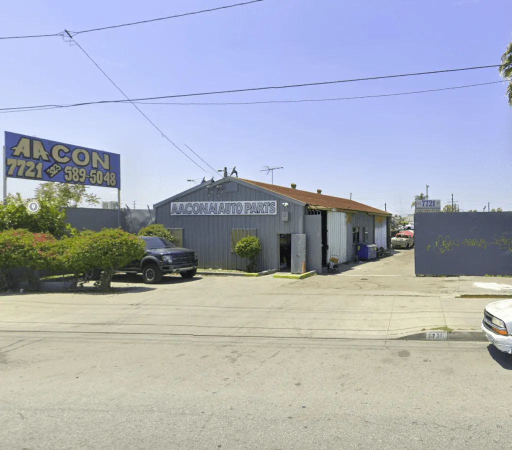 Exterior de Aacon Auto Parts