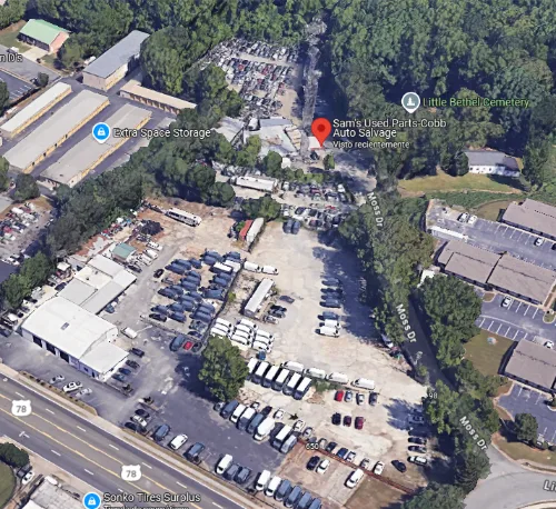Exterior de Sam’s Used Parts-Cobb Auto Salvage