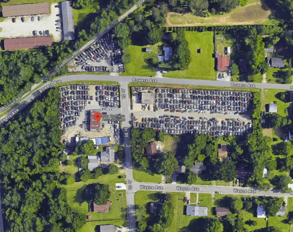 Exterior de Cox Brothers Auto Salvage