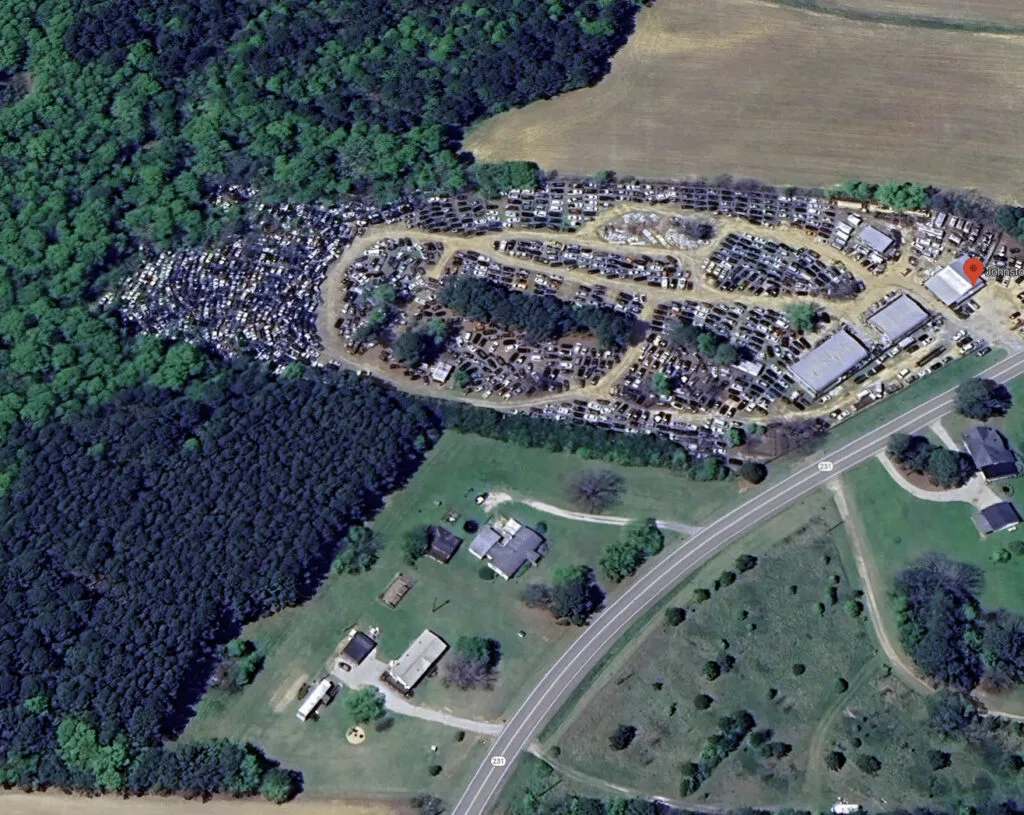 Exterior de Johnston Auto Salvage