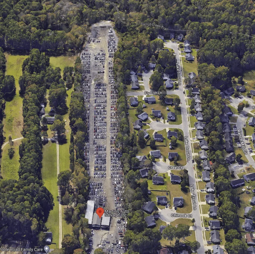 Exterior de Martin’s Auto Salvage, Inc.