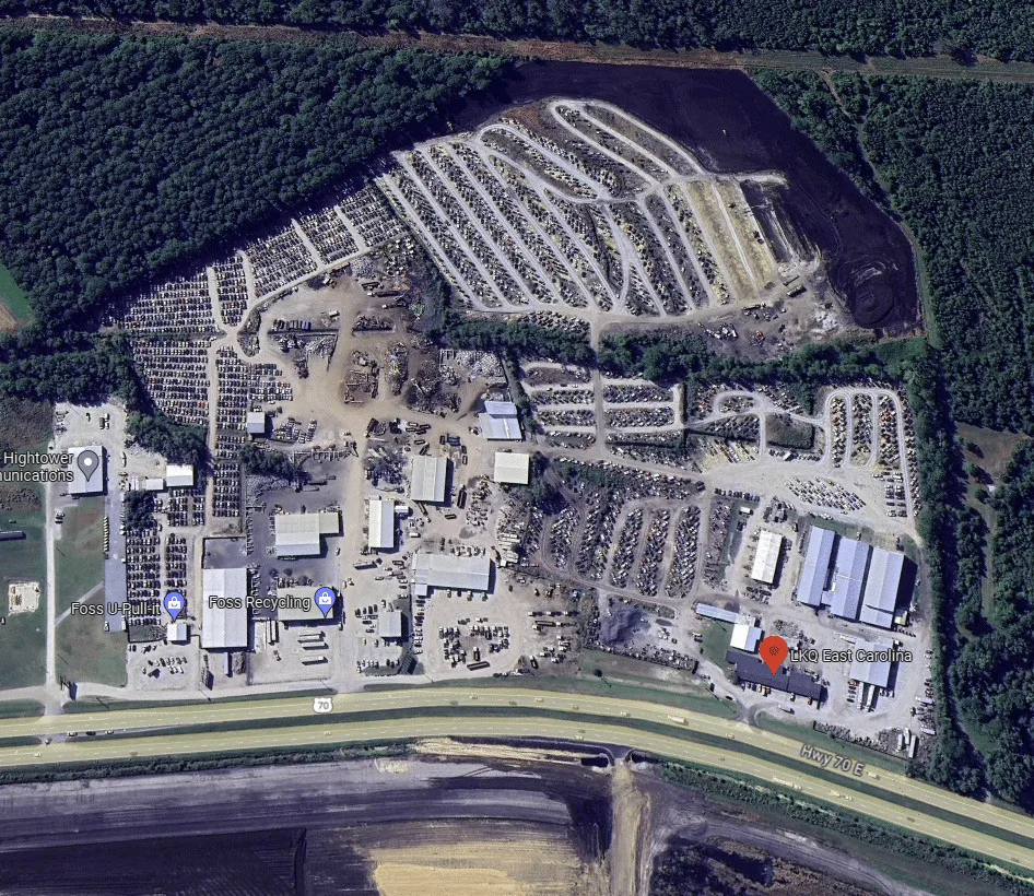 Exterior de LKQ East Carolina