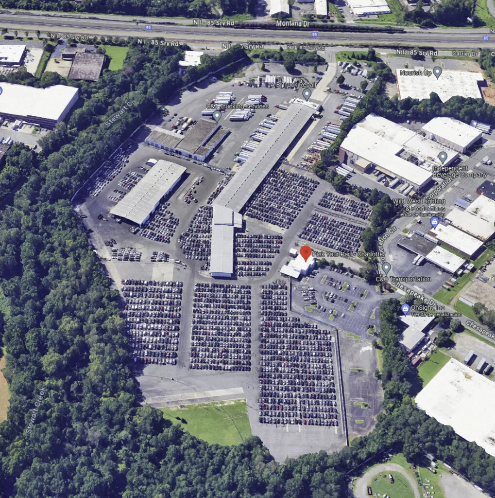 Exterior de Pick Your Part – Charlotte