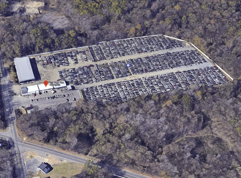 Exterior de Pick Your Part – Memphis