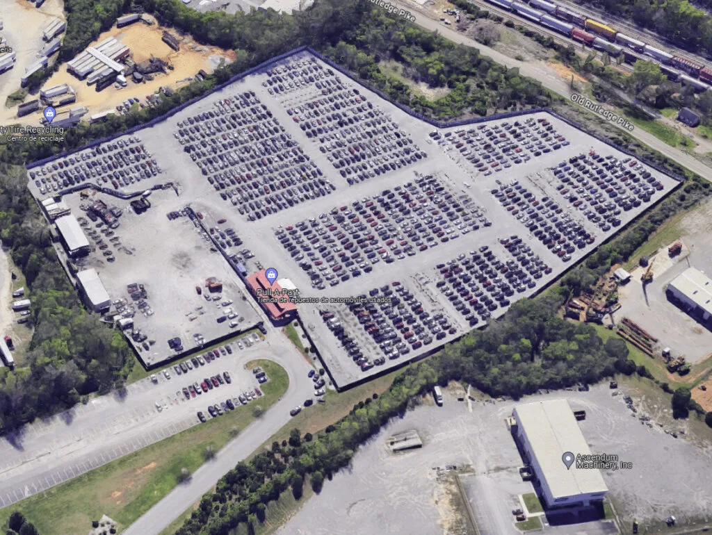 Exterior de Pull-A-Part Knoxville