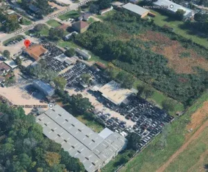 Outside Auto Salvage Depot