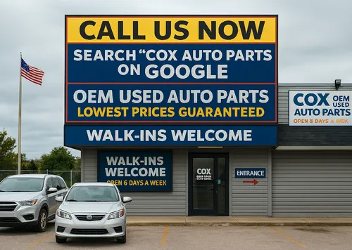 Exterior de Cox Auto Parts