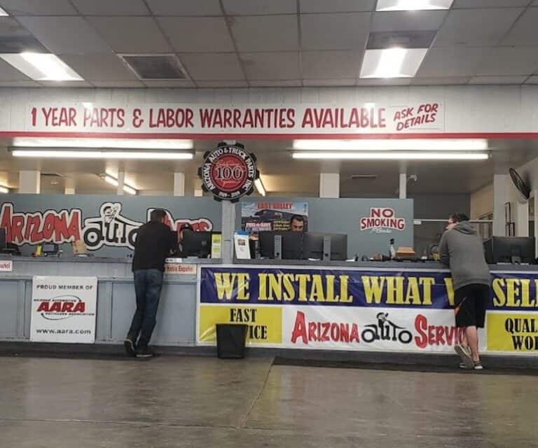 Arizona Auto Parts - recepcion