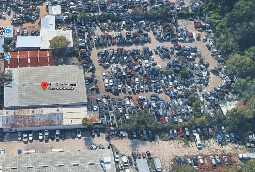 Alto Auto Salvage Patio vista aerea